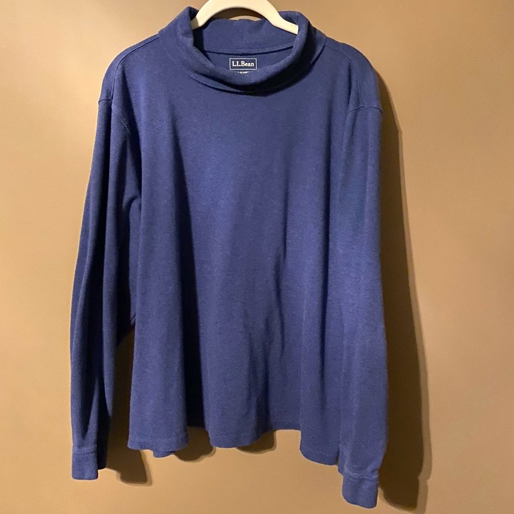 Blue Turtleneck